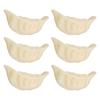 Artificial Dumpling Set 6Pcs Simulation Dumplings Models for Food Photography Props and Party Decoration