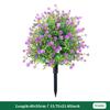 1/2PCS Artificial Colored Flowers with Spikes for Outdoor, UV Resistant Shrubs Plants, for Office Wedding Garden Yard DIY Decor