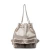 Leisure Locomotive Wind Commuter Large Capacity Backpack New Fashion Chain Backpack Leisure Bucket Bag