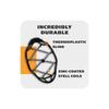 Yaktrax Walk Ketten Spikes, Schnee Spikes, Eis Spikes, Schwarze Steigeisen, Anti-Rutsch für Schuhsohlen, Sturzprävention für vereiste Straßen, Unisex, 1,2 mm Stahlspirale,