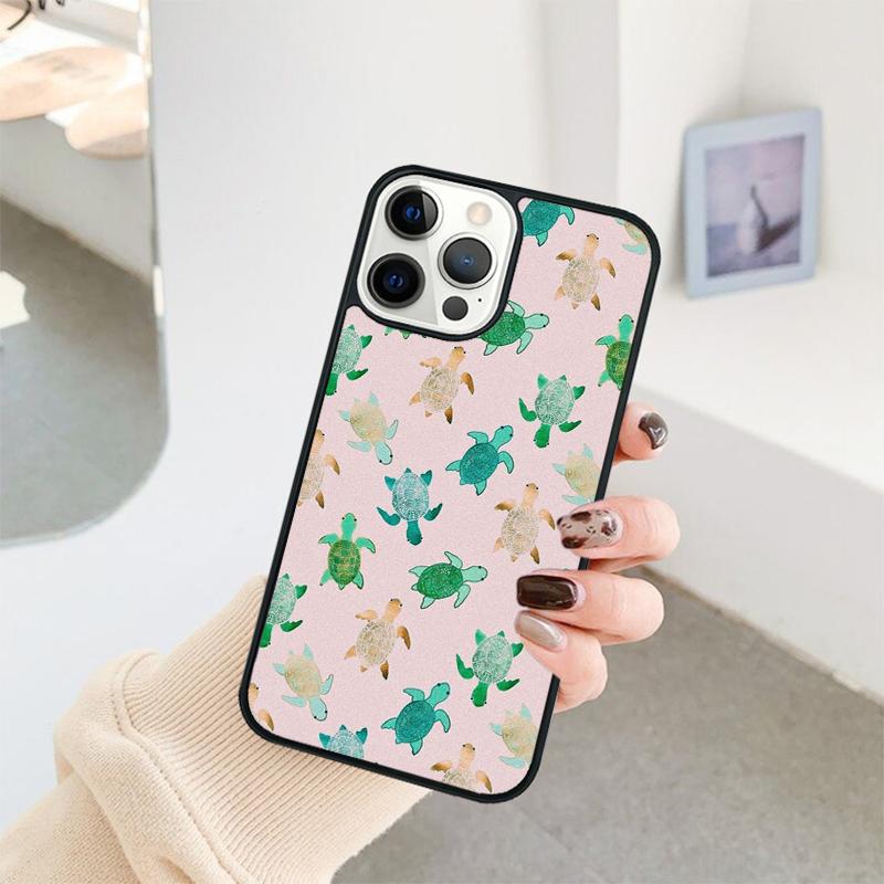 Sea Turtle Phone Case For iPhone 17 Air 16 15 14 11 12 13 Pro MAX Plus Coque Cover Shell