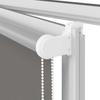 Blackout Roller Blind Grey 140 x 175 cm Fabric Width 136.6 cm Polyester