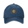 Punk Masons Masonic Freemason Baseball Caps Vintage Distressed Washed Cotton Hat Outdoor Travel Adjustable Fit Sun Cap