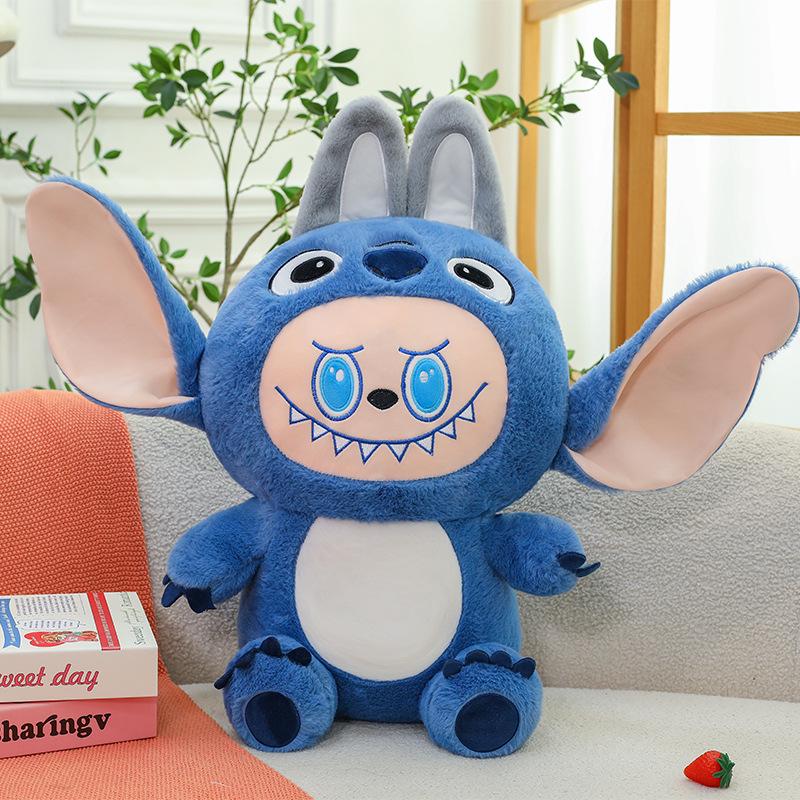 

Милая плюшевая тряпичная кукла Стич, трансформирующаяся, для детей, подарок на день рождения, мягкая игрушка 70 cm