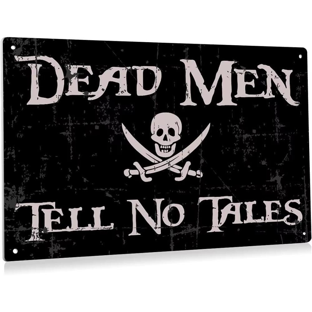 Vintage Stay Positive Skull Sign Metal Tin Sign Wall Décor Funny Retro Sign for Home Bedroom Halloween Decor Gift for Friends