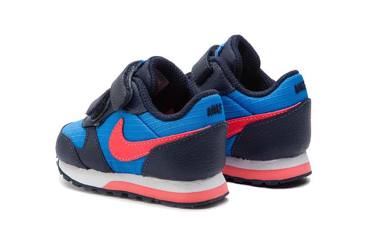 Nike MD Runner 2 High Top Running Shoes Black Blue Red Infant And Toddler 806255-412