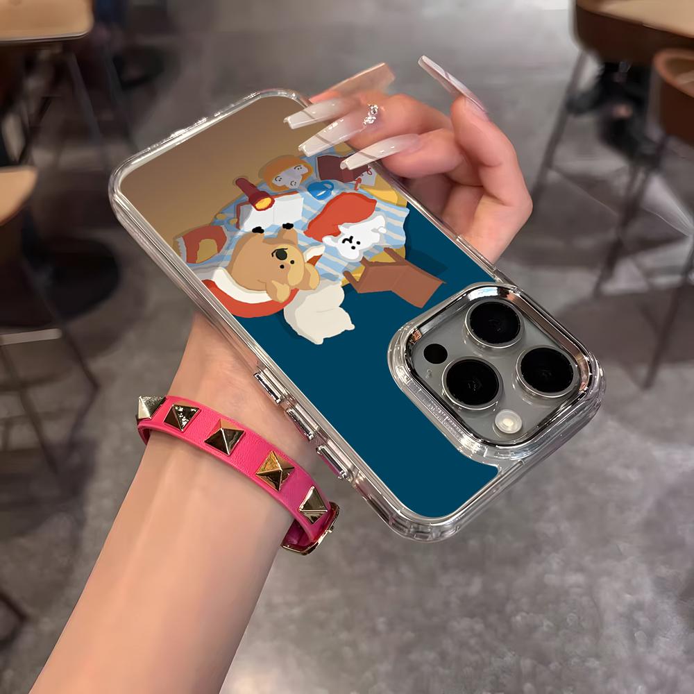 Cute Peanut Quokkas Phone Case For IPhone 17 Air 16 15 14 13 12 11 Pro Pro Max Plus Transparent Soft Cover