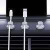 5pcs/set Desktop Fixed Charge Cable Organizer INS Casual Transparent Data Cable Line Winder Phone Charger Organizer