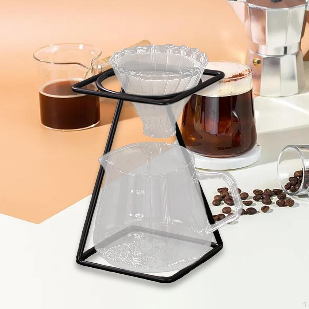 Kaffee-Dripper-Ständer mit wiederverwendbarem Filterhalter für Partys und Cafés