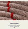 Besticktes Baumwollhandtuch 40×90 für Bad, Sport & Fitness – Langes, Schweißabsorbierendes Streifendesign
