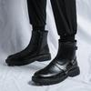 2025 Autumn and Winter New Casual Men's Shoes Martin Boots Men's Boots High-top Shoes Leather Shoes