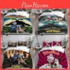 Gromit Wallace Pattern Print Duvet Cover Pillowcase Set Bedroom Bedding Gift