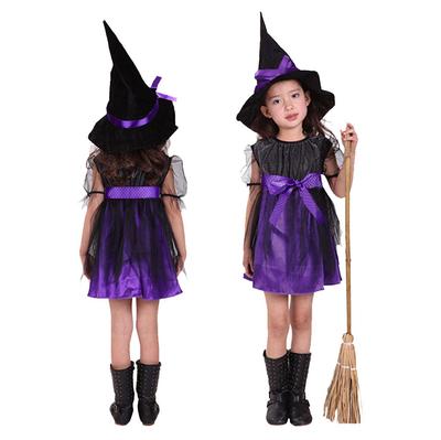 Toddler Kids Baby Girls Halloween Clothes Costume Dress Party Dresses+Hat Outfit