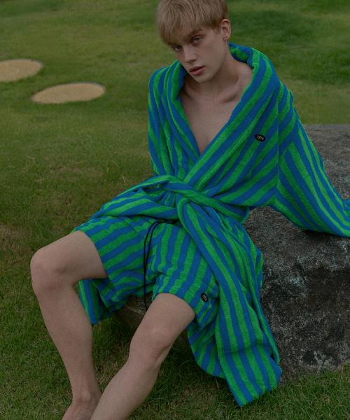 [Teto] Stripe Ocean Supima Pants [Shipped from Korea] 100% Authentic S-M