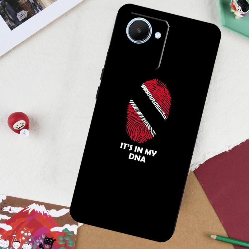 Trinidad and Tobago Flag For Realme 14 Pro Plus 13 10 11 12 GT 6 5 6T GT7 Pro C61 C55 C53 C51 C21Y C25S C67 C75 Case