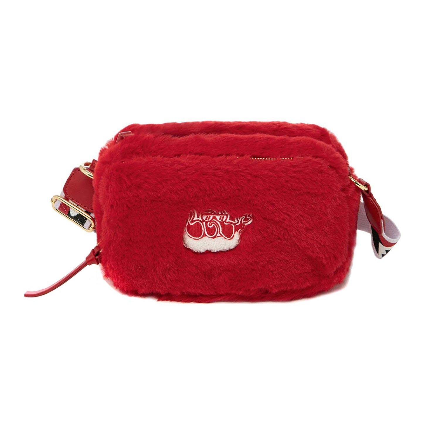 Li Ning Kids Sports Lifestyle Series Polyester Fiber Single Shoulder Crossbody Bag Kids bags Ruyi-Red YBDU002-1 Ruyi Red