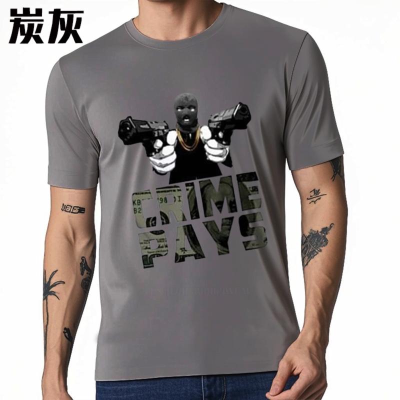 Gangster T-Shirt Drug Cartel El Chapo Pablo Escobar Sicario Hitman Narco Mob Tee Casual Tee Shirt Fashion Soft New Tee-shirt