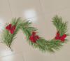 1.8m Christmas Rattan Garland Christmas Tree Accessories LED Lights Green Rattan