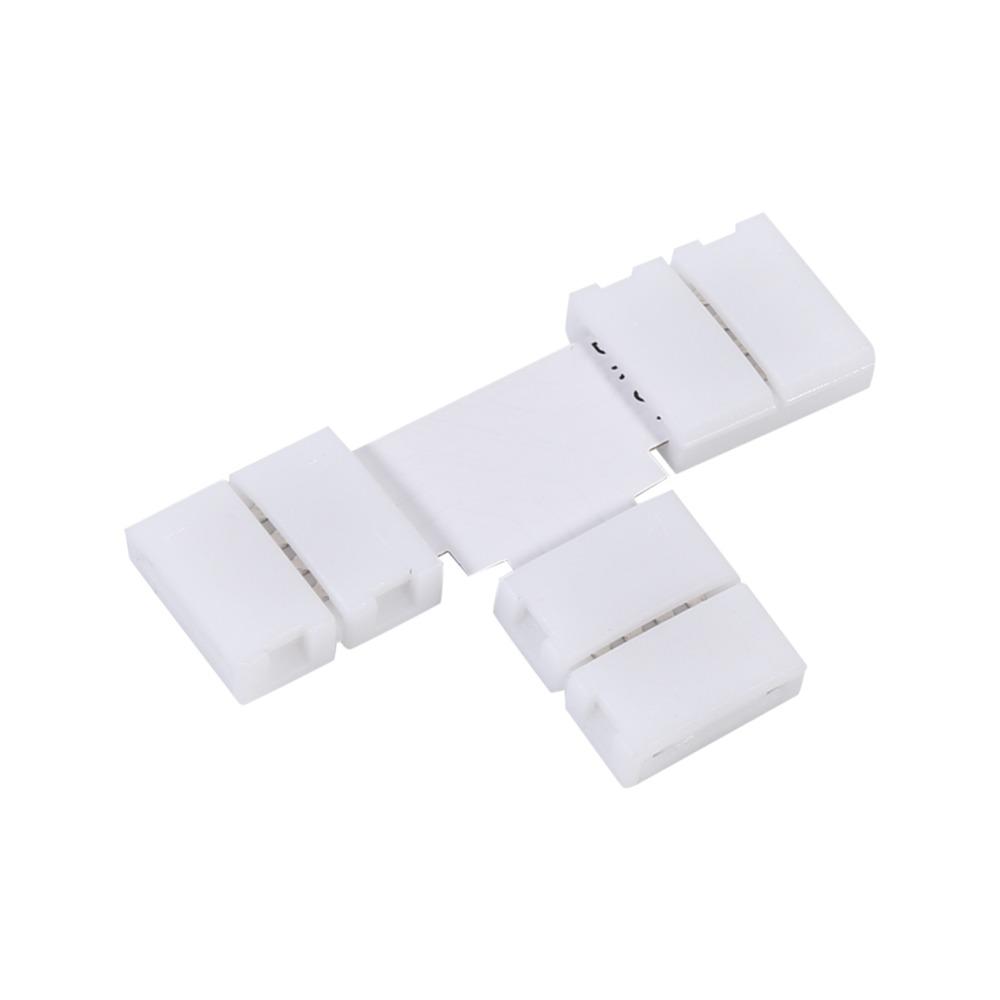 5 Pack T Shape X Shape LED Strip Connector 4 Pin LED Connector RGB LED Strip Connector  DIY Lighting
