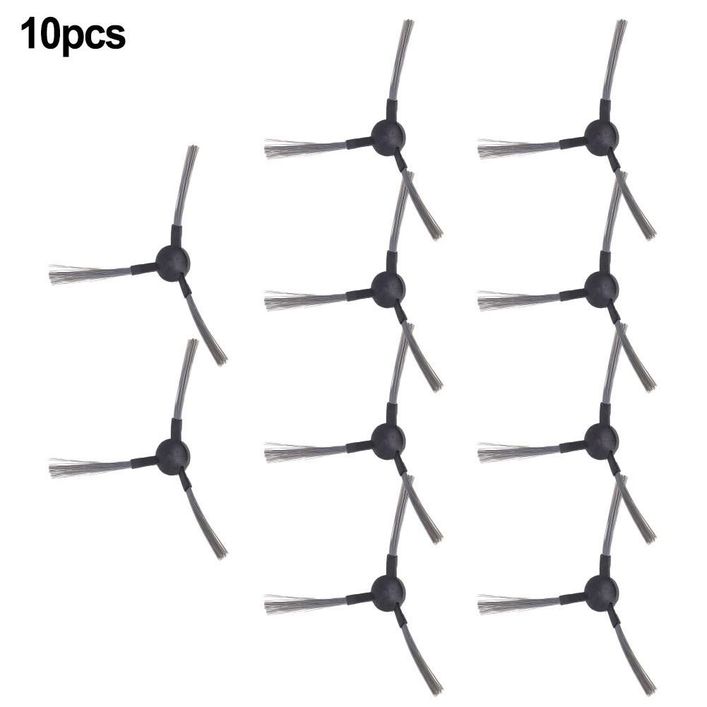 4/10 Stück Seitenbürsten 54mm ABS+Nylon Schwarz Für Cecotec