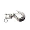 Silver 304 Stainless Steel Lifting Snap Tone Hook American Type Trigger Clevis Swivel-Eye