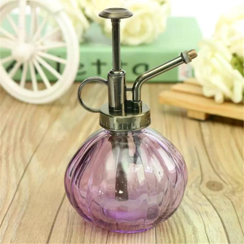 Retro Watering Pot Flower Antique Plastic Glass Bronze Style Plants Shower Crafts Cans Bottle Small Garden Tools