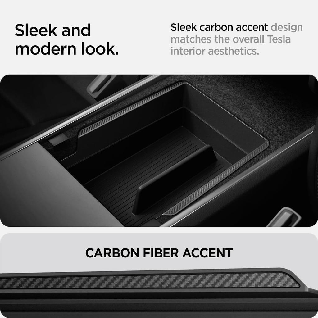 Spigen Armrest Console Organizer for Tesla Model 3/Y 2023/2022