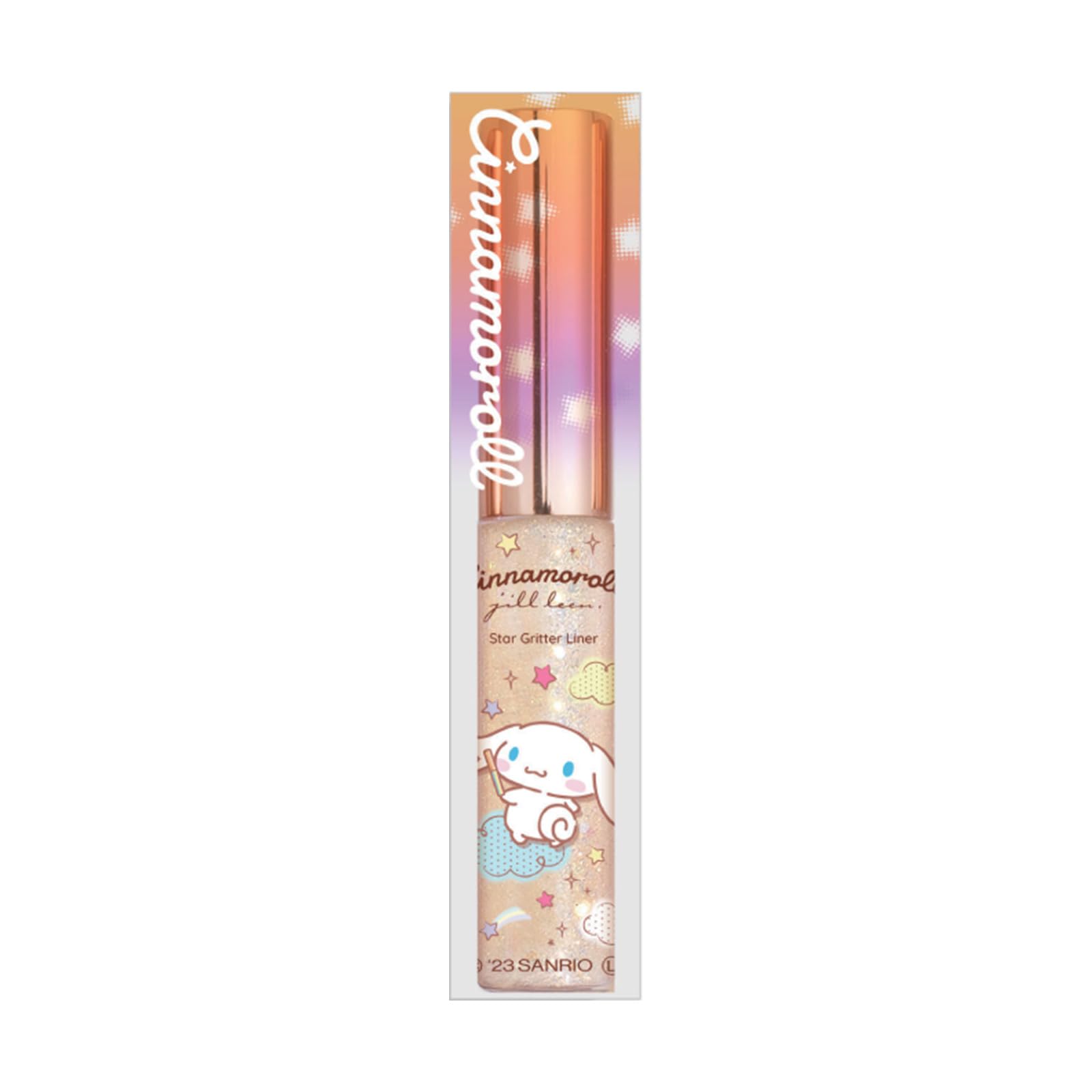 jill leen. × Cinnamoroll Collaboration Star Glitter Liner (A15 Cream Aries C) Glitter Liner Eyeliner Glitter Liner