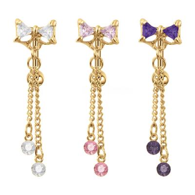 Elegantes Quasten-Schleifen Bauchnabelpiercing Schmuck
