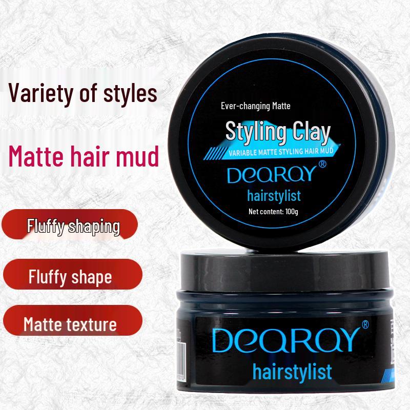 Matte Styling Hair Clay for Men - Volumizing & Shaping Paste, Natural Hold, 100g Regular Size