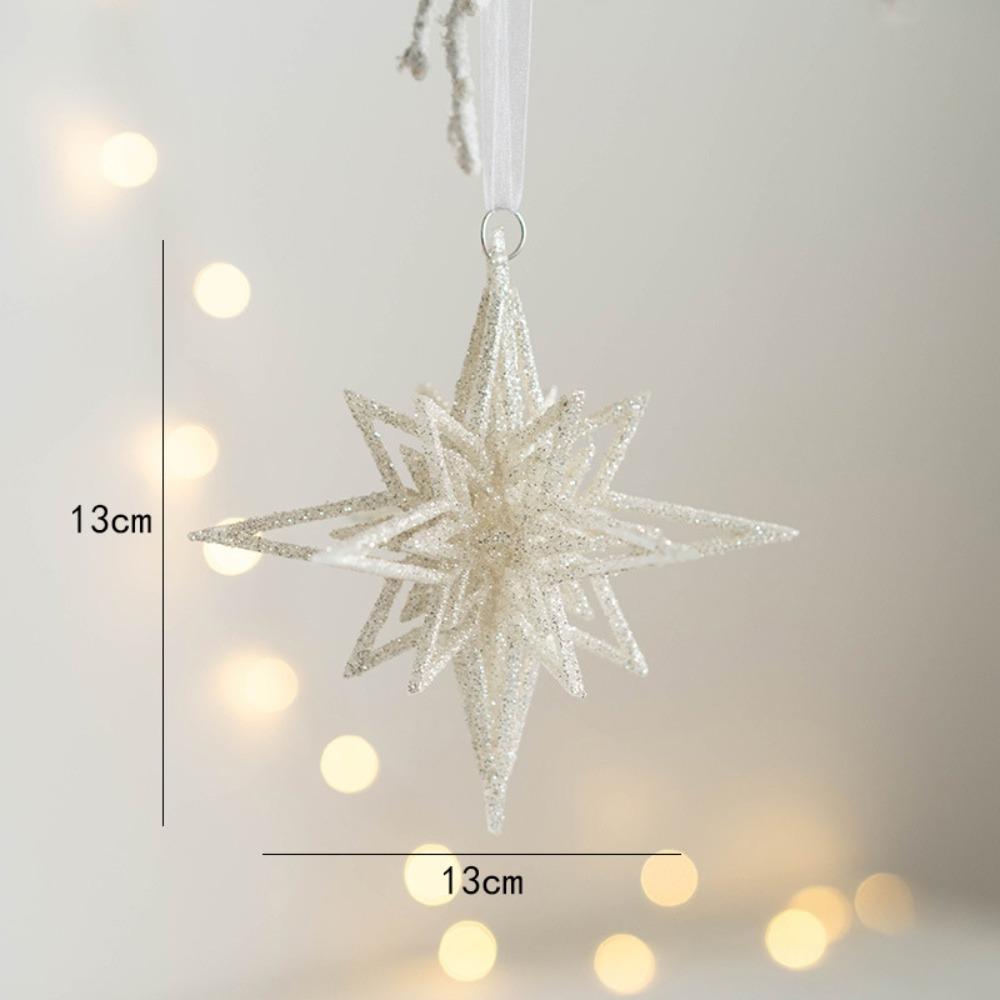 Glitter Angel Fairy Pendant Plastic Xmas Tree Hanging Ornaments DIY Xmas Home Decoration