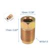 20 Pcs Brake Line Nuts Fittings M10 X 1mm Metric Brake Line Invert Flare Fittings For 3/16 Inch Brake Line Tube
