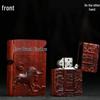 Retro Rosewood Double-Sided Windproof Wenwan Lighter