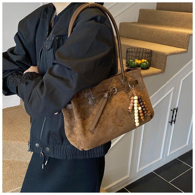 High-End Luxury Designer Brand PU Leather Women's Handbag Elegant Shoulder Bag Popular Classic Trendy Design Commuter Casual Tote Bag