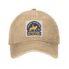 Cappellino in Tessuto Denim a Forma di Conchiglia Gialla del Cammino di Santiago Cappellini da Baseball Casual Cappello Regolabile Cappellini da Baseball Estivi Unisex