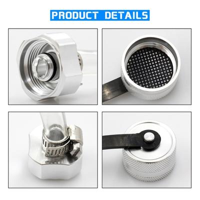 Oil Drain Valves Aluminum Alloy Quick Drain For M14x1.5 M14x1.25 12x1.25 12x1.5 Leakproof with Hose Attachment