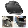 insiptions 2X Bi ABS Side Pocket Cover Charger Waterproof Cap Side Cover for Nmax V2 2020-2021 Black
