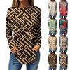 Tee Shirts For Women Fall Casual Long Sleeve Shirts Sweatshirt Vintage Graphic Printing Top Pullover Valentine's Day