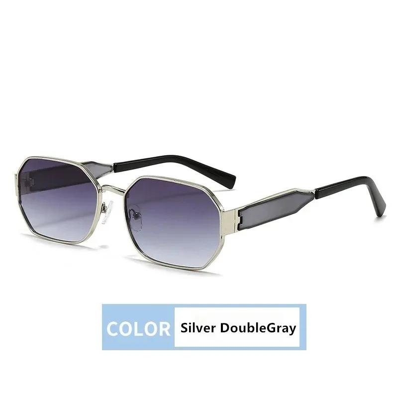 New Fashion Vintage Sunglasses Women Men Designer Retro Metal Rectangle Sun Glasses Female Male Popular Black Eyewear