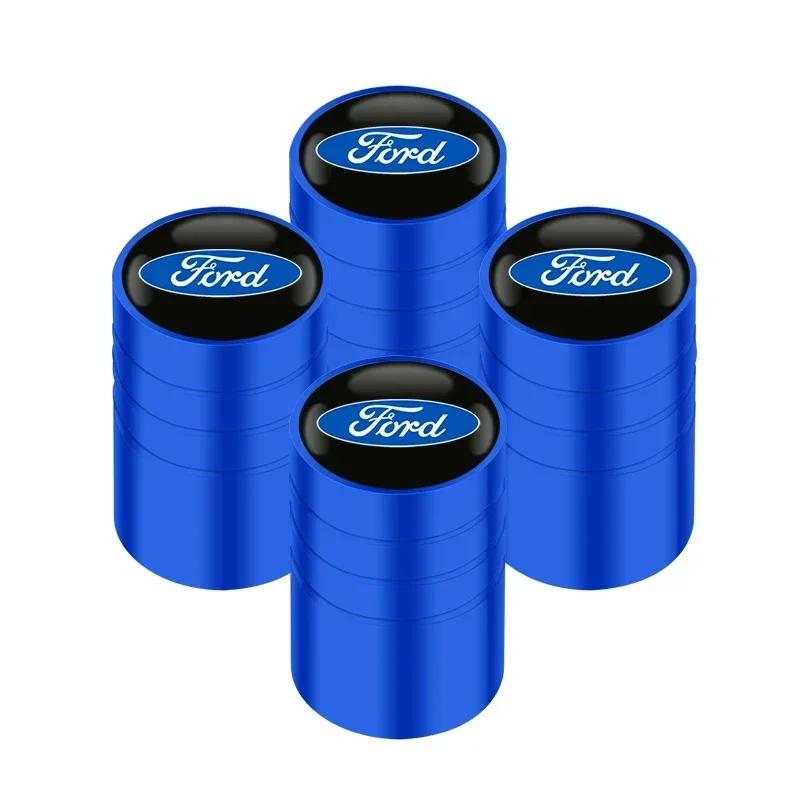 Adesivi per Auto 4pz Tappi Coprivalvole Pneumatici Auto per Ford focus Fiesta EcoSport ESCORT ranger fusion mondeo Mustang transit Accessori Auto