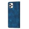 L002 Retro Leather Phone Case for iPhone 11 Pro Lines Imprinted Stand Wallet Anti-fall Cover