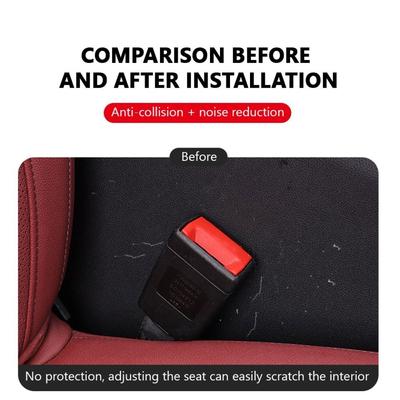 2Pcs Universal Car Safety Belt Buckle Holder Buckle Up Anti Scratch Seatbelt Button Protector Durable EVA