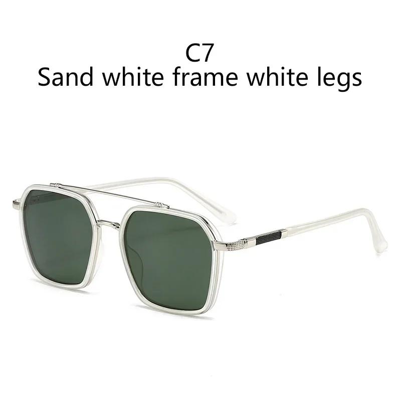 

Timeless Pilot Rectangular Goggles Metallic Frame Men s Driving Male Sun Eyeglasses Eyeglasses UV Blocking Premium SHOW AS PICTURE