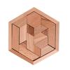 Hexagon Wooden Puzzle Tangram Intelligence Toys For Kids Adults Thinking Training Games Puzzle Infant Rompecabezas De Madera