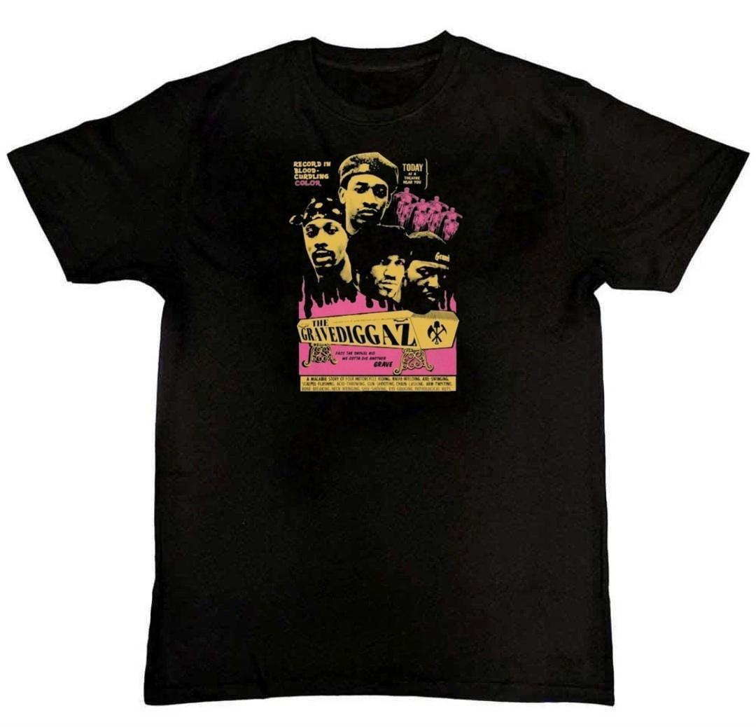New GRAVEDIGGAZ Band Tour Graphic Print Mens T-Shirt XL