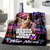 Grand Theft Auto Customize Text Blanket Lightweight Customizable Blanket Warmthful Decor Throw For Home Decor Office Chair Office Chair
