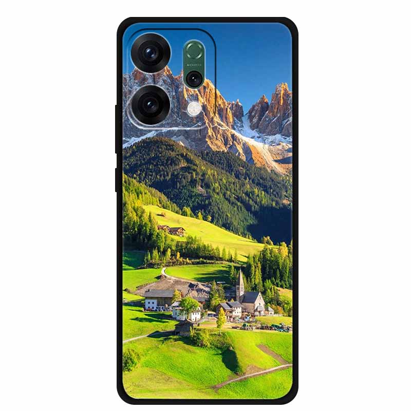 Für Oppo Reno 14 Pro Hülle Cartoon Muster Weiches Silikon TPU Hüllen Für Oppo Reno14 Pro Handyhüllen Neues Reno 14Pro CPH2739 Fundas