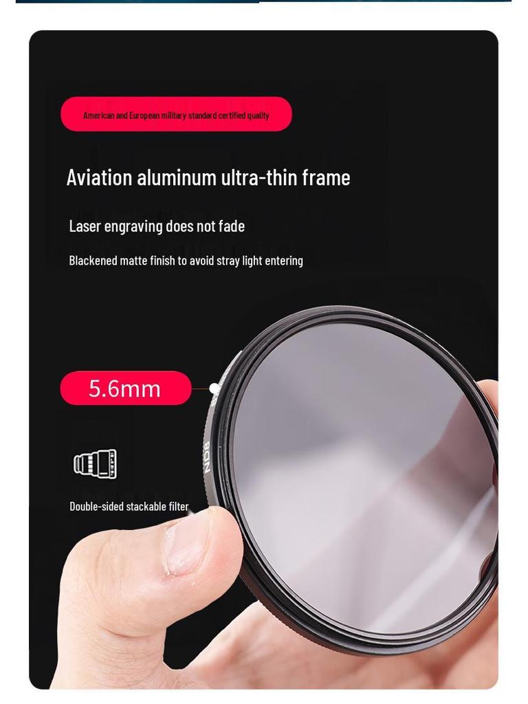 Super Clear CPL ND Polarizing Filter for Reducing Water Surface Reflections in Photography