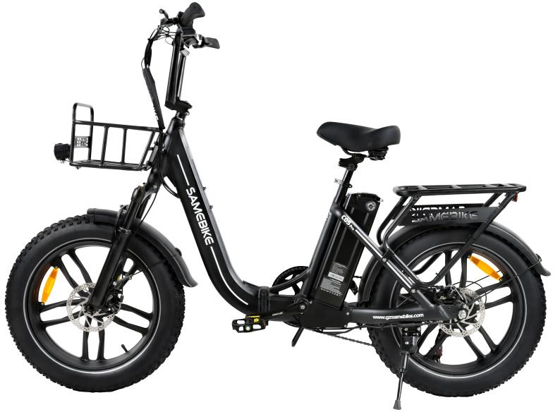 C05 Pro Fold Electric Bike 500W Motor 36V13AH City Travel Commute Electric Bicycle 20*4.0 Inch Tire USB Phone Charging E-bike
