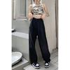 Lightweight casual pants for women, 2026 new model, high-waisted, slimming, wide-leg, loose-fitting long pants